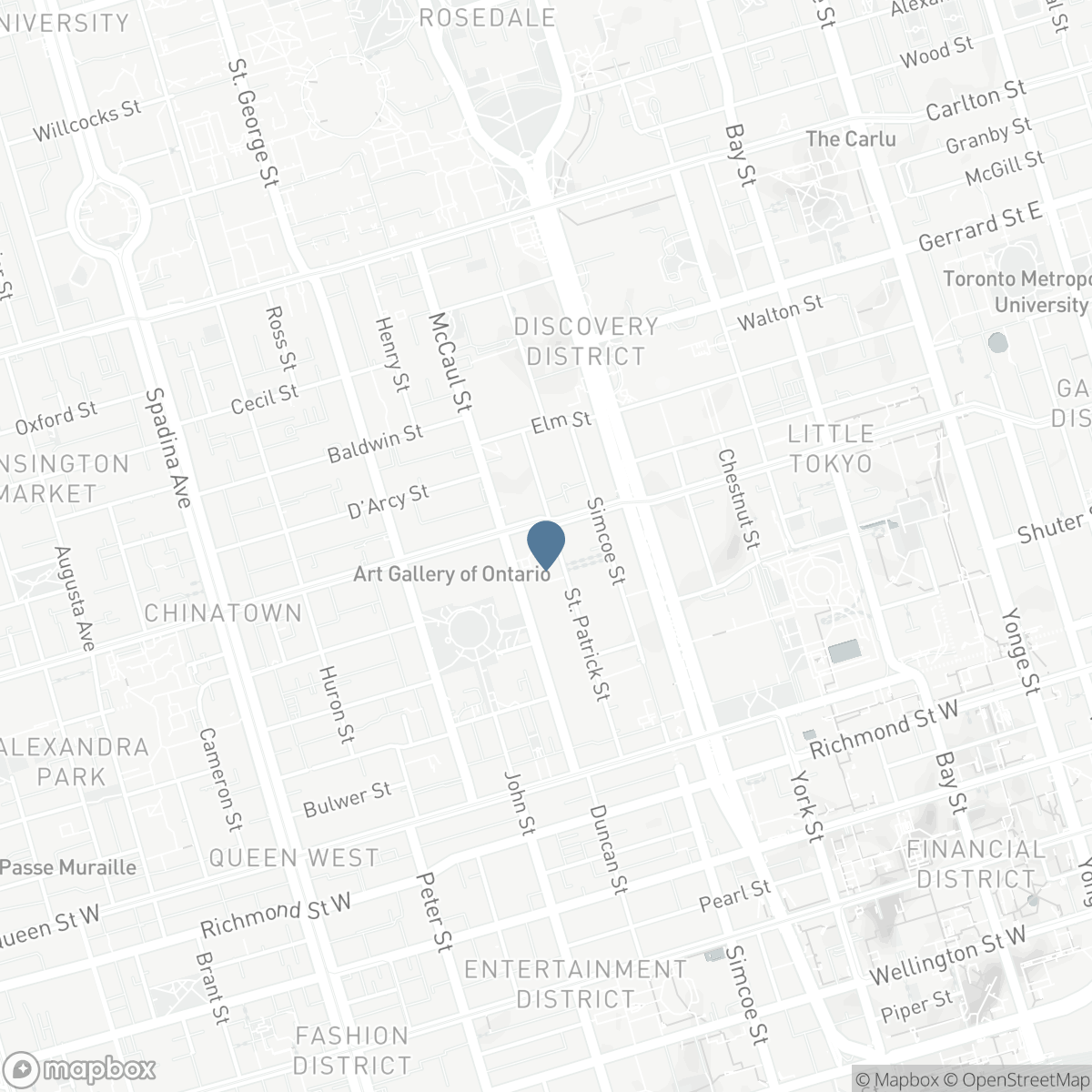 1107 - 152 ST PATRICK STREET, Toronto, Ontario M5T 3J9